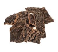 GREENADSCAPE 10Pcs Natural Reptile Tree Bark Decor Safe Durable Climbing and Basking Platforms for Gecko Tortoise and Lizard Terrariums Creative Vivarium Landscape Accessories
