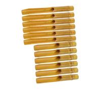 GREENADSCAPE 12pc Bamboo Wind Chime Tubes Diy Replacement Parts Japanese Style Chime Tubes for Garden Decor