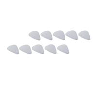 GREENADSCAPE 12pcs Universal Guitar Picks Plastic Plectrums Guitar Accessories (silver)