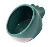 GREENADSCAPE 1pc Creative Ceramic Cat Feeding Bowl Tilted Design for Comfortable Eating Dinosaur for Cats and Dogs Easy to Clean Neck-friendly Pet Feeder