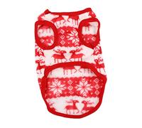 GREENADSCAPE 1pc Creative Christmas Dog Outfit Cozy Autumn Fleece Pet Costume for Dogs and Cats for Holiday Parties and Festive Celebrations