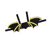 GREENADSCAPE 1pc Halloween Pet Costume Bat Wings with Bell for Dogs and Cats Unique Halloween Apparel Lightweight and Chic Design for Pet Parties and Cosplay