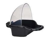 GREENADSCAPE 1pc Leakproof Parrot Feeder Bird Food Basin for Bathing Eating Bite-resistant Pet Food Box for Birds Stress-relief Bath Tub for Budgies Finches