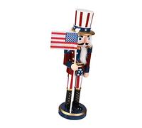 GREENADSCAPE 1pc Nutcracker Soldier Ornament Soldier Nutcracker Kidcraft Playset Unique Nutcrackers 4th of July Nutcracker Nut Crackers Nutcracker Tabletop Decoration Cookies Paint