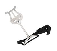 GREENADSCAPE 1pc Portable Silver Music Stand for Euphonium Performance and Stable Sheet Music Holder for Outdoor Use Easy to Maintain Position of Scores