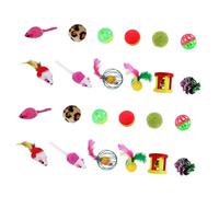 GREENADSCAPE 1set Interactive Cat Teaser Toys Bell Playthings for Kittens Engaging Pet Interactive Plaything to Deter Biting and Strengthen Bonds