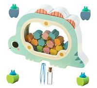 GREENADSCAPE 1set Tooth Keepsake Organizer Wooden Tooth Box for Boy Girl Dragon Design for Storing and Cherished Childhood Memories Includes Tweezers for Easy Handling