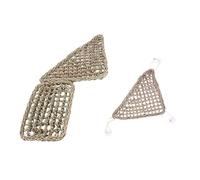 GREENADSCAPE 1set Woven Reptile Hammock Bed for Lizards Shape Natural Grass Material Easy to Install Indoor Pet