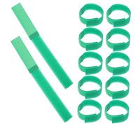 GREENADSCAPE 20pcs Dog Boot Straps Green Durable Lightweight Pet Paw Protector for Puppies and Kittens Slip Dog Shoe Accessory Suspenders Easy to Adjust for Secure Fit