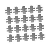 GREENADSCAPE 20pcs Rabbit Cage Buckle Heavy Duty Gate Latch for Indoor Pet Cages Easy to Use Iron Buckle for Door Fixing