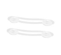 GREENADSCAPE 2pcs Adjustable Safety Cupboard Locks for Childproofing Soft Bendable Design Baby Safety Lock for Drawers and Fridge