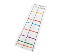 GREENADSCAPE 2pcs Beginner Violin Fretboard Stickers Finger Position Markers for Violins Scale Learning Placement Guide