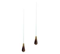 GREENADSCAPE 2pcs Conductor Stick for Orchestra Band Resin Baton Storage Bag for Senior Conductors