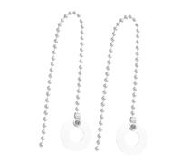 GREENADSCAPE 2pcs Cymbal Chain Extension for Drum Enhances Resonance and Sustain Compatible with Rides Crashes and Effect Cymbals Drummers and Band Enthusiasts