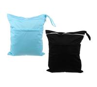 GREENADSCAPE 2pcs Diaper Storage Bag Portable Pouch Cloth Bag Storage Diaper Organizer Random Color
