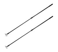 GREENADSCAPE 2pcs Extendable Aluminum Alloy Curtain Rods Lightweight Telescopic Draw Wands Adjustable Window Blinds Pull Poles for Bedrooms Living Rooms