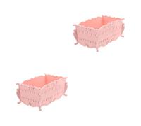 GREENADSCAPE 2pcs Hamster Bathtub Adorable Pet Bath Container for Dwarf Hamsters Easy to Clean Sand Bath Box for Keeping Your Little Pets Clean and Happy