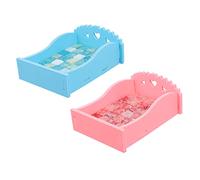 GREENADSCAPE 2pcs Hamster Guinea Pig Bed Cooling Tiles Pet Cooling Mat for Comfortable Nap Time Random