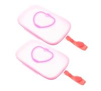 GREENADSCAPE 2pcs Lightweight Portable Wet Wipes Box for Boys and Girls Travel Outdoor Stroller Feminine Wipes Convenient Storage