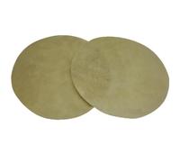 GREENADSCAPE 2pcs Natural Goat Skin Drum Heads Replacement Accessory for Djembe and Frame Drums Diameter Enhances Sound Quality and Playing Experience
