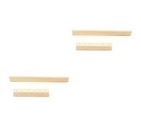 GREENADSCAPE 2pcs Replacement Guitar Saddle and Nut Kit Yellow Classical Accessory for Improved Playability and Sound Quality Easy to Cut for Compatible Various Models Random Style