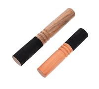 GREENADSCAPE 2pcs Tibetan Singing Bowl Mallet Wooden Strikers for Meditation Yoga and Sound Healing Lengths for Chakra and Zen Practices