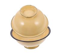 GREENADSCAPE 2pcs Vintage Enamel Rice Bowls Household Tableware Enamelware Bowls for Kitchen Camping