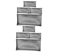 GREENADSCAPE 2sets Portable Microphone Case Pouch for Mic Urban Microphone Belt Bag 4pcs*2