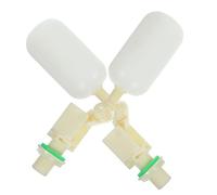 GREENADSCAPE 304 Stainless Steel Float Ball Valve 2pcs Set for Automatic Water Trough Efficient Water Conservation Suitable for Pet Water Troughs Random Color
