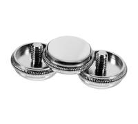 GREENADSCAPE 3pcs Trumpet Valve Finger Buttons Valve Cap Zinc Alloy for Trumpet Accessories