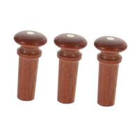 GREENADSCAPE 3pcs Violin Tail Endpin Replacement Date Wood End Pin Violin Tailpiece Chinrest Pegs for Full