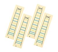 GREENADSCAPE 4pcs Violin Learning Stickers Fingerboard Note Scale Labels for Beginners Easy to Apply and Remove for Outdoor Practice and Self-study