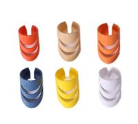 GREENADSCAPE 5pcs Colorful Guitar Finger Picks Index Thumb Sleeves for Acoustic Electric Bass Ukulele Ergonomic Design for Comfortable Playing Protects Fingers from Injury