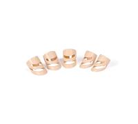 GREENADSCAPE 5pcs Guitar Finger Picks Ring Finger Cot Thumb and Index Safe Comfortable for Fingernails