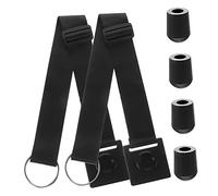 GREENADSCAPE 6Pcs Cello Endpin Anchor with Adjustable Strap Slip Rubber Protector for Musical Instruments Cello Stopper Holder for Performance and Practice