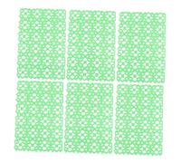GREENADSCAPE 6Pcs Non Slip Protective Pet Cage Pads for Rabbits Hamsters Guinea Pigs Cats Wear Resistant Floor Mats with Rounded Edges Washable Foot Cushions for Small Animal Random Color