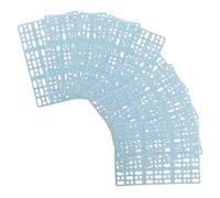 GREENADSCAPE 8pcs Animal Cage Mats Pet Pads for Rabbits Guinea Pigs Chinchillas Comfortable Hollow Design for Easy Cleaning for Cages and Home Floors