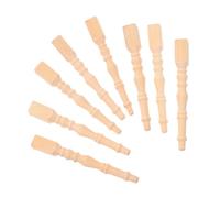 GREENADSCAPE 8pcs Miniature Wooden Table Legs for Dollhouse Scale Dining Table Accessories and Easy to Clean for Miniature Furniture Projects Compatible Dollhouse Styles