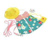 GREENADSCAPE Anti-breakaway Vest for Rabbits Bunnies Harness Safety Leash for Outdoor Walks Random