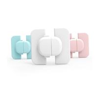 GREENADSCAPE Baby Safety Locks Set 3 Child Proof Locks for Drawers Prevent Fingers from Getting Trapped Easy to Open for Adults