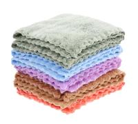 GREENADSCAPE Baby Towel Set 10Pcs Coral Velvet Muslin Squares Gentle on Skin Quick Dry Newborn Washcloths