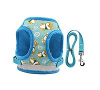 GREENADSCAPE Cartoon Pet for Dogs Comfortable Reflective Traction Strap Lightweight Chest Strap for Pets for Outdoor Walks and Adventures