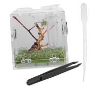 GREENADSCAPE Complete Spider Enclosure Reptile Breeding Box with Ventilation Spider Terrarium Kit Reptile Supply Style