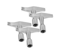 GREENADSCAPE Drum Tuning Keys 4-pack Snare Drum Tuning Wrench Universal Drum Tuner Metal Drum Keys Essential Drumming Tool Lightweight