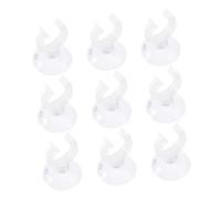 GREENADSCAPE Fish Tank Water Pipe Clamp 9 Cup Clips Pvc Tubing Holders Aquarium Air Holders Window Cups