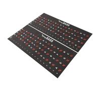 GREENADSCAPE Guitar Fretboard Fluency Stickers 2pcs Note Sign Decals for Starter Guitar Note Stickers Set