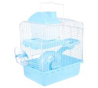 GREENADSCAPE Hamster Castle Hideout Double Hamster Villa with Nibble Friendly Material Rat Nest for Small Pets Safe and Durable Sleeping House