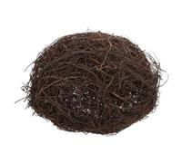 GREENADSCAPE Handmade Rattan Bird Nest Decor Artificial Bird Nest Photography Prop for Garden Ornament and Home Decoration