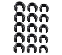 GREENADSCAPE Microphone Cable Organizers 15pcs Plastic Mike Clip Cable Clamp for Ktv Stab