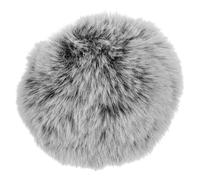 GREENADSCAPE Microphone Windscreen Snowman Style Artifical Windproof Cover for Stage Outdoor Use